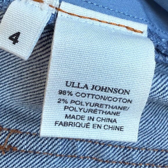 Ulla Johnson Wide Leg Denim Jeans - Picture 7 of 7